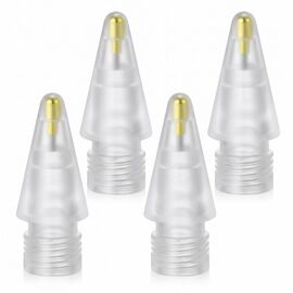 Tech-Protect Stylus Tips 4-Pack Replacement Tips for Apple Pencil - Clear