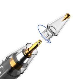 Tech-Protect Stylus Tips 4-Pack Replacement Tips for Apple Pencil - Clear
