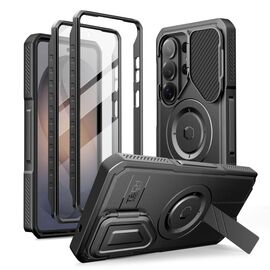 Tech-Protect Kevlar MagSafe 2-Set Case for Samsung Galaxy S26 Ultra - Black