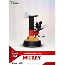 Disney Mini Diorama Stage Statues 6-pack Alphabet Art 10 cm