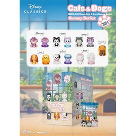 Disney Cats & Dogs Mini Egg Attack Blind Box Figures Gummy Series 3 cm Assortment (24)
