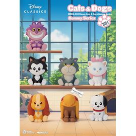 Disney Cats & Dogs Mini Egg Attack Blind Box Figures Gummy Series 3 cm Assortment (24)