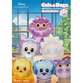 Disney Cats & Dogs Mini Egg Attack Blind Box Figures Gummy Series 3 cm Assortment (24)