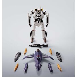 Macross 7 Hi-Metal R Action Figure VF-0S Phoenix (Roy Focker Use) & QF-2200D-B Ghost Set 14 cm