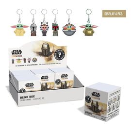 Star Wars Keychain The Mandalorian Blind Box Display (6)