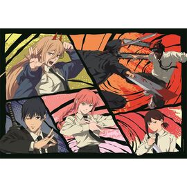 Chainsaw Man Anime Puzzle Collection Jigsaw Puzzle Chainsaw Man Frames  (500 pieces)