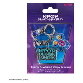 KPop Demon Hunters Charm Keyring Derpy & Sussie
