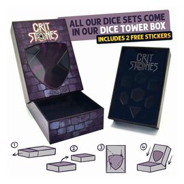 CritStones Metal Dice Set Unholy Bane (7)