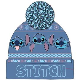 Lilo & Stitch Pom-Pom Beanie Dark Blue