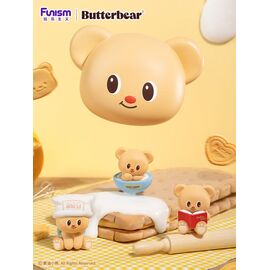Butterbear Baked with Love Series Mini Figures 3-Pack Chubby Face 9 cm Display (6)