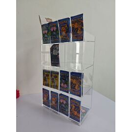 Acryl Counter Display for Trading Card Booster Packs