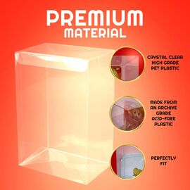PET Protectors 10-Pack for Amiibo Figures
