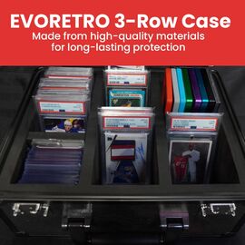 Evoretro Trading Card Suitcase Black Small