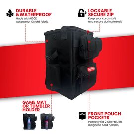 Evoretro Trading Card Backpack Black