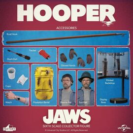 Jaws Action Figure 1/6 Hooper 15 cm