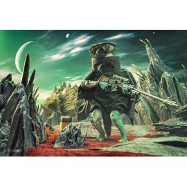 Cosmic Legions: OxKrewe Book Two Harrow Zone Actionfigur AhgCha (Deluxe) 18 cm