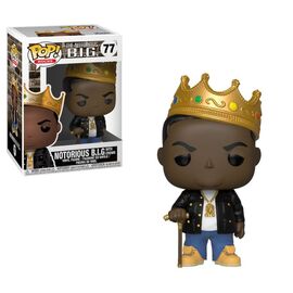 Notorious B.I.G. POP! Rocks Vinyl Figure Notorious B.I.G. with Crown 9 cm