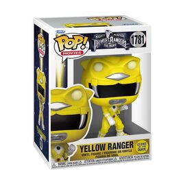 Mighty Morphin Power Rangers: The Movie POP! Movies Vinyl Figures Yellow Ranger (GITD) 9 cm