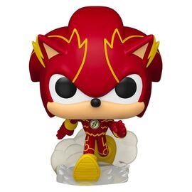 DC x Sonic the Hedgehog POP! Heroes Vinyl Figure Sonic as The Flash 9 cm