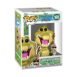 Princess and the Frog POP! Disney Vinyl Figure Louis w/Raymond 9 cm