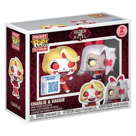 Hazbin Hotel POP! Vinyl Keychain 2-Pack Charlie & Vaggie 4 cm