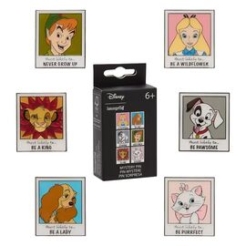 Disney by Loungefly Enamel Pins Blind Box Classics Year Book Display (12)