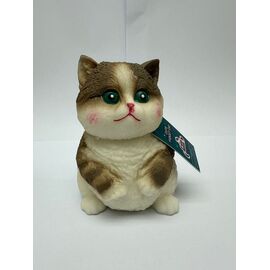 Fun Maker Squishy Fidget Toy Dark Brown Cat 11 cm