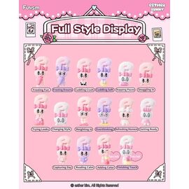 Esther Bunny Blind Box Mini Figures Little Vlog Bunny Face Series 6 cm Display (6)