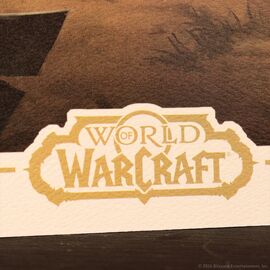 World of Warcraft Art Print Sylvanas vs Anduin Wrynn Limited Edition 42 x 30 cm
