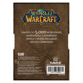 World of Warcraft Ingot Cover Limited Edition
