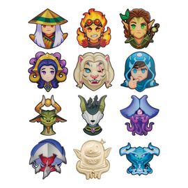 Magic: The Gathering World Pin Badge Mystery Pin Badge Display (12)