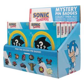 Sonic The Hedgehog Mystery Pin Badges Blind Box Display (12)