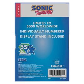 Sonic The Hedgehog Ingot Stained Glass Window Style 60 cm