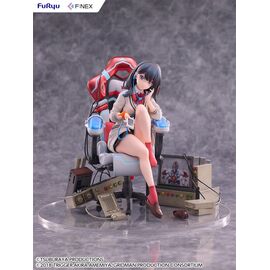 SSSS. Gridman Universe BiCute Bunnies PVC Statue Rikka Takarada Gaming Chair Ver. 19 cm
