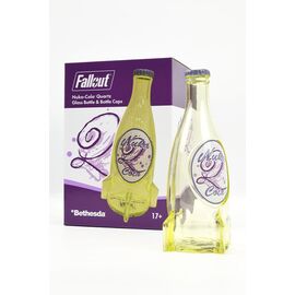 Fallout Botlle Series Glass Bottle & Cap Nuka Quartz