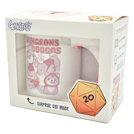 Glassstaff Gift Set Mug & Dice D20 Dungeons & Doggos