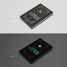 Harry Potter Premium Notebook A5 with Light Lumos Maxima