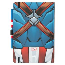 Marvel Captain America Premium Notebook with Pen Uniform A5