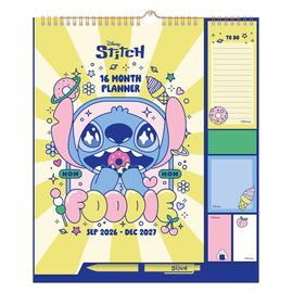 Disney Stitch Wall Planner 2026/27 30 x 34 cm