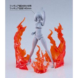 The Simple Effect Parts for Figures Flames: Red