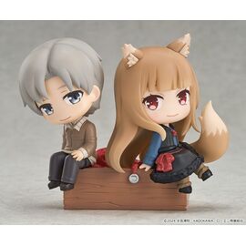 Spice and Wolf: Merchant Meets the Wise Wolf Mini Memory Mini Figure Lawrence & Holo 8 cm