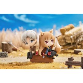 Spice and Wolf: Merchant Meets the Wise Wolf Mini Memory Mini Figure Lawrence & Holo 8 cm