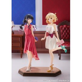 Lycoris Recoil Pop Up Parade PVC Figures 2-Pack Chisato Nishikigi & Takina Inoue: After Party! Ver. L Size