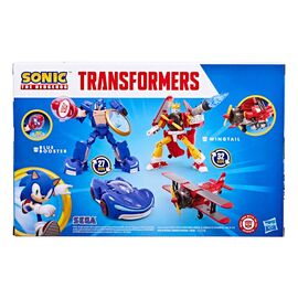 Sonic the Hedgehog x Transformers Action Figure Wingtail & Blue Booster 13 cm