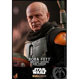 Star Wars: The Mandalorian Action Figure 1/6 Boba Fett Repaint Armor and Throne Special Edition 30 cm