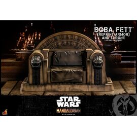 Star Wars: The Mandalorian Action Figure 1/6 Boba Fett Repaint Armor and Throne Special Edition 30 cm