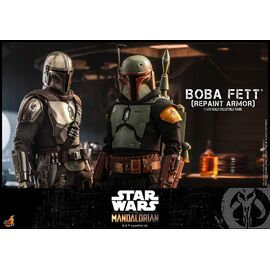 Star Wars: The Mandalorian Action Figure 1/6 Boba Fett Repaint Armor Special Edition 30 cm