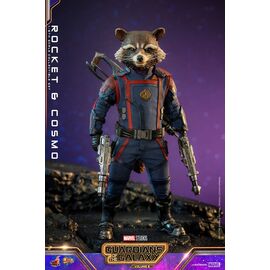 Guardians of the Galaxy Vol. 3 Movie Masterpiece Action Figuren 1/6 Rocket & Cosmo 16 cm