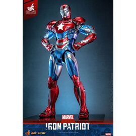 Marvel Comic Diecast Masterpiece Action Figure 1/6 Iron Patriot Hot Toys Exclusive 32 cm