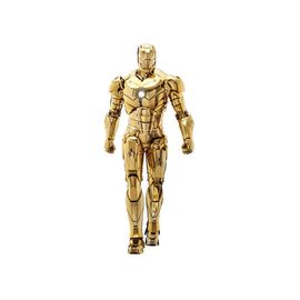 Iron Man Movie Masterpiece Diecast Action Figure 1/6 Iron Man Mark III (Gold Color Version) Hot Toys Exclusive 33 cm